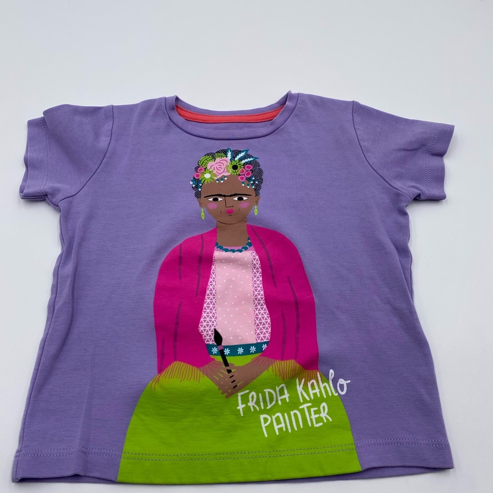 Kids' Purple Frida Kahlo Graphic Tee